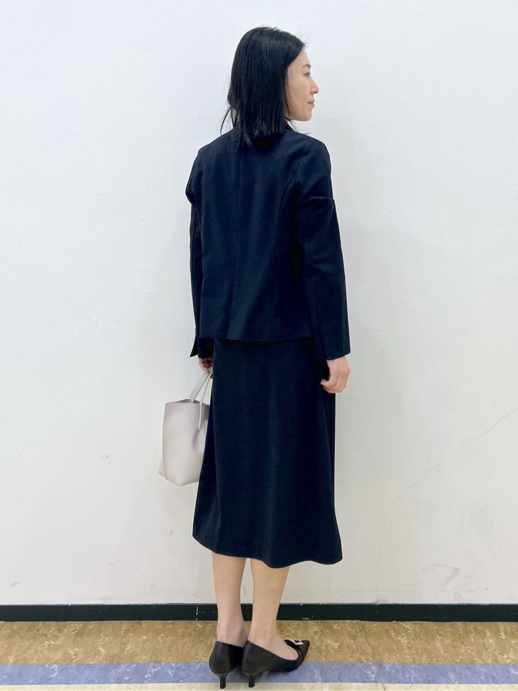 su.さんの「index｜【接触冷感／吸水速乾】ノーカラージャケット／セットアップ対応可《洗える／防シワ／ストレッチ》」を使ったコーディネート