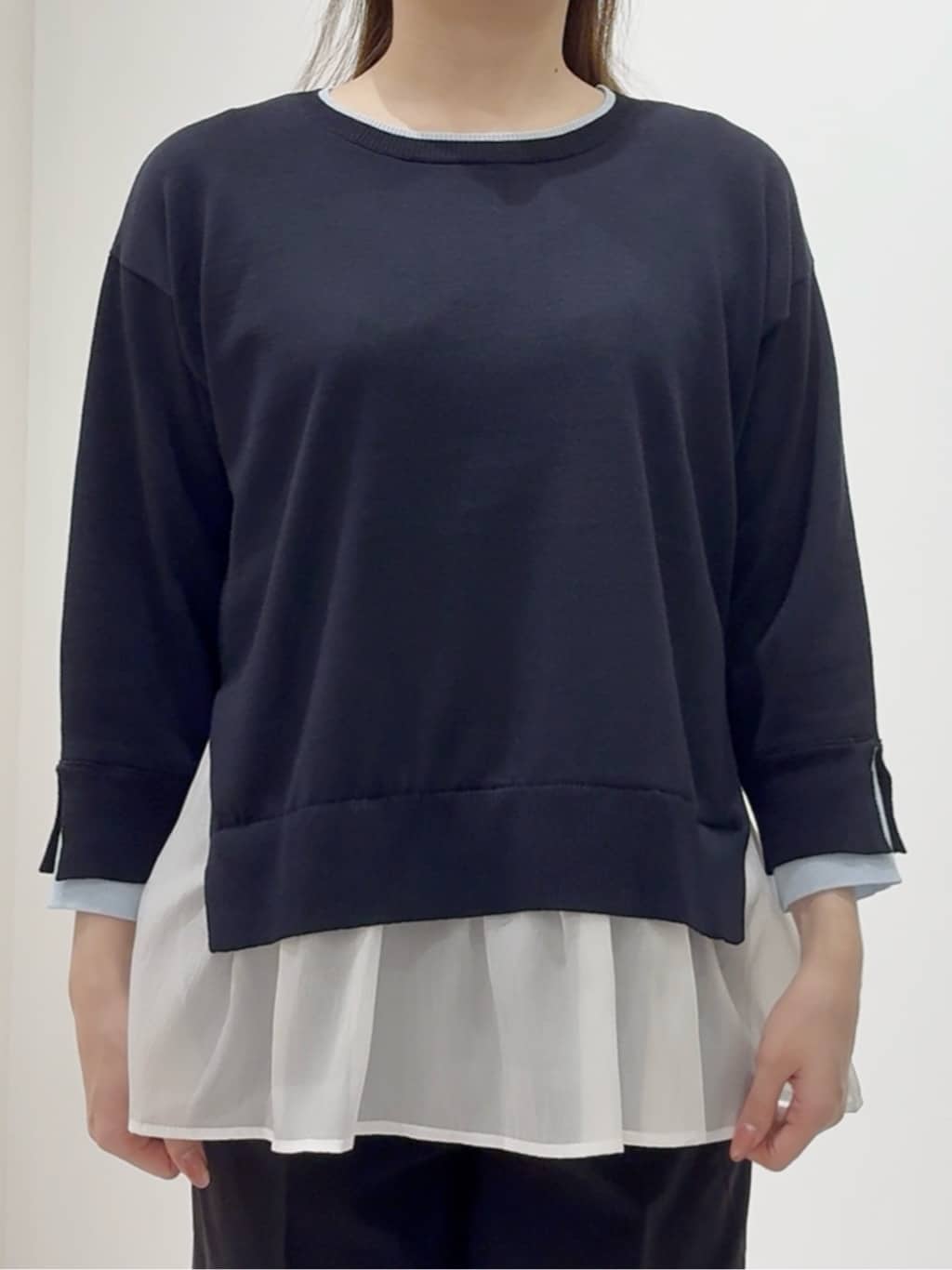 しかっちさんの「grove｜【ひんやり/洗濯機OK】きれい見えと快適さを両立する　春夏対応ワイドパンツ」を使ったコーディネート
