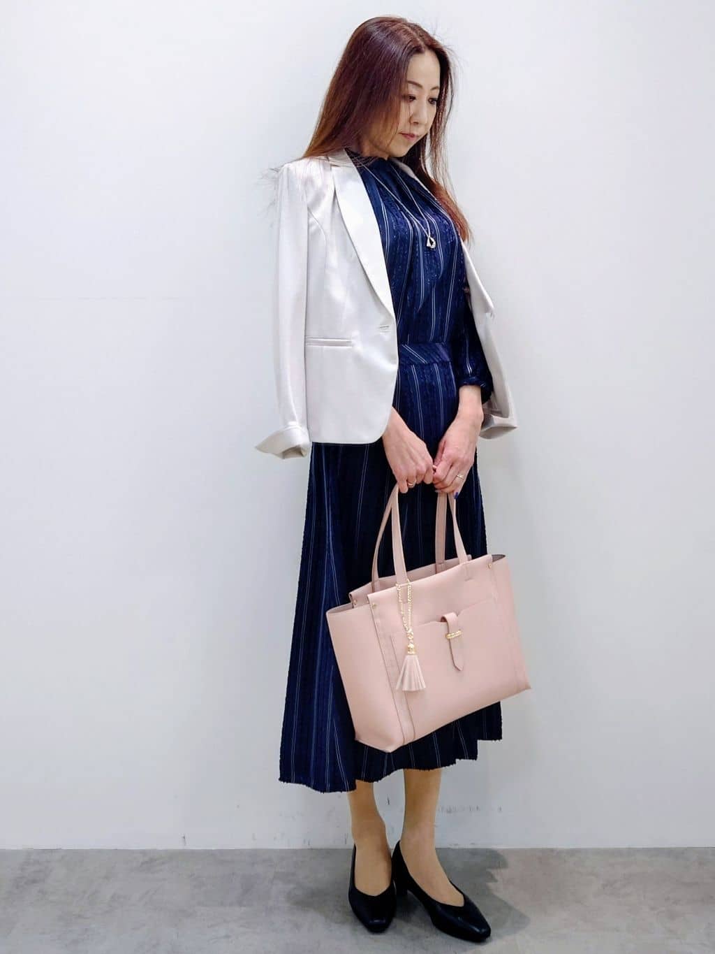 yoshiさんの「Reflect｜【SS-4Lサイズ／UVカット／接触冷感】匠ジャケット／ベーシックテーラード」を使ったコーディネート