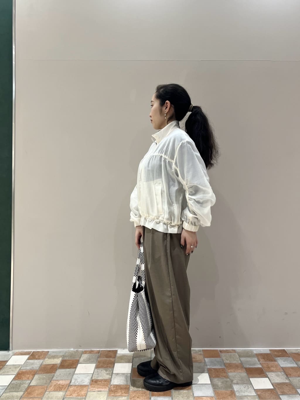 Uminoさんの「INDIVI｜シアーシャーリングブルゾン」を使ったコーディネート