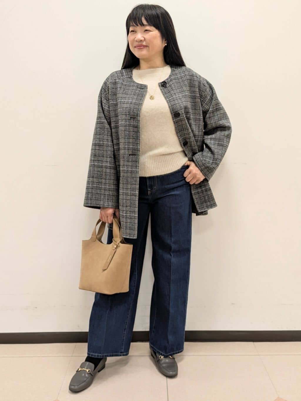 ともさんの「UNTITLED｜【追加2】エポトリニティネックレス」を使ったコーディネート