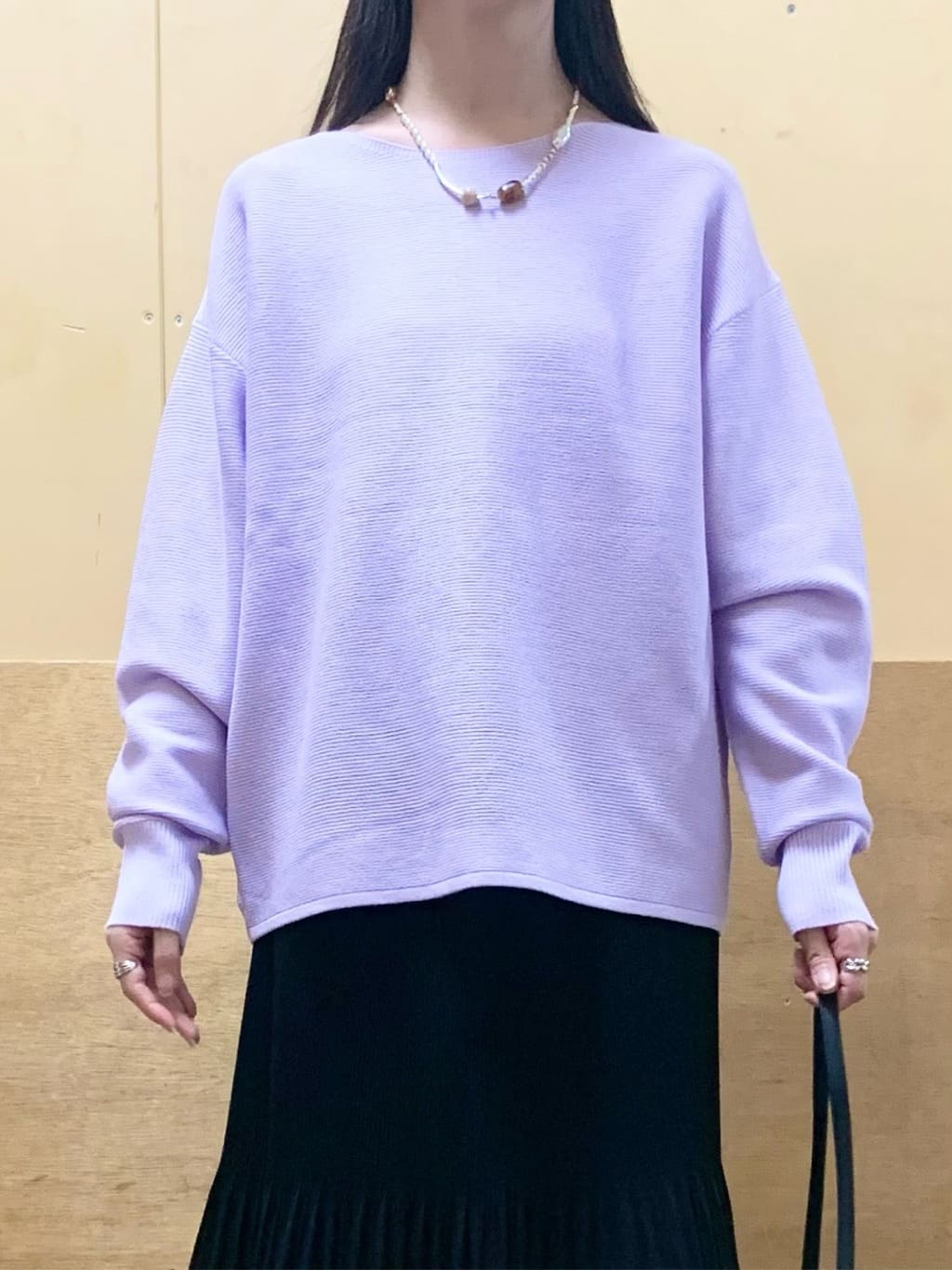 sahoさんの「THE SHOP TK｜【S-XLサイズ/選べる6色】どこから見ても美しい ガーターニット/洗濯機OK」を使ったコーディネート