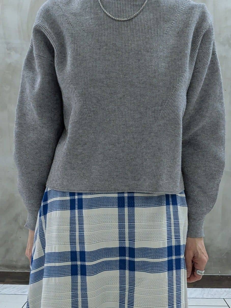 shioさんの「grove｜毎日着たくなる、もちもち畦編みニット」を使ったコーディネート