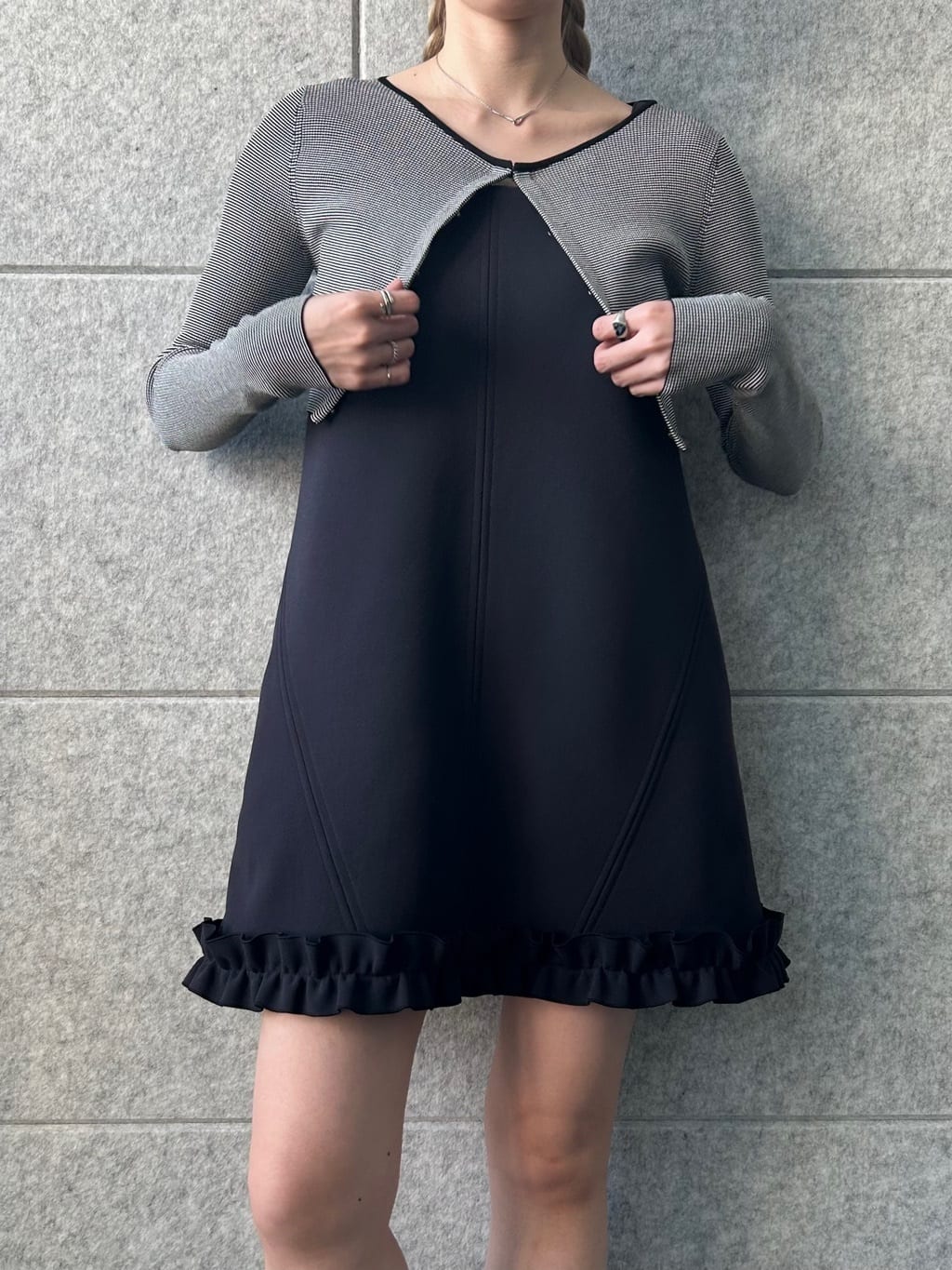 honoka Aさんの「CODE A｜【Re】stretch hook cardigan」を使ったコーディネート