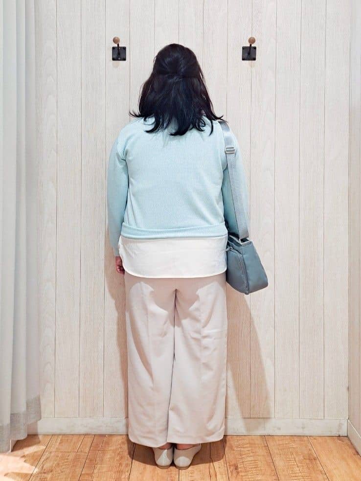 kotomiさんの「SHOO･LA･RUE｜【NEW/22.5㎝-24.5㎝】洗えてサラサラ ニットパンプス」を使ったコーディネート