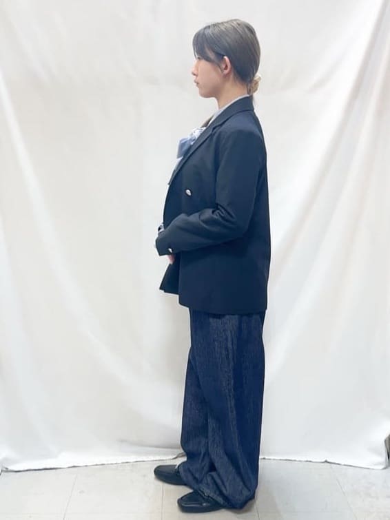 reonさんの「SHOO･LA･RUE｜【セットアップ可/S-LL/洗濯機可】マニッシュに決まる ダブルブレストジャケット」を使ったコーディネート