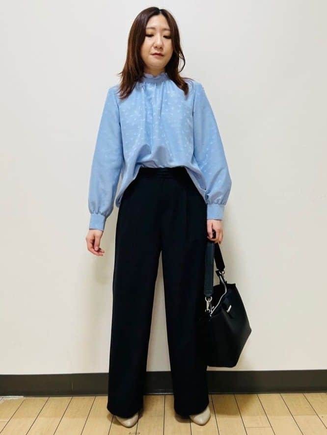 miiiさんの「Reflect｜ドライタッチストレートワイドパンツ」を使ったコーディネート