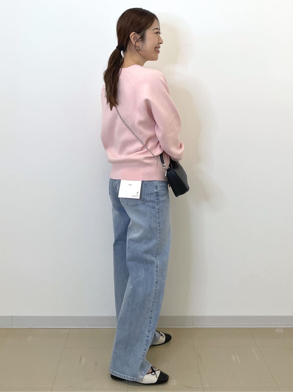 Akiさんの「OPAQUE.CLIP｜スウェットライクニット【洗濯機OK】」を使ったコーディネート