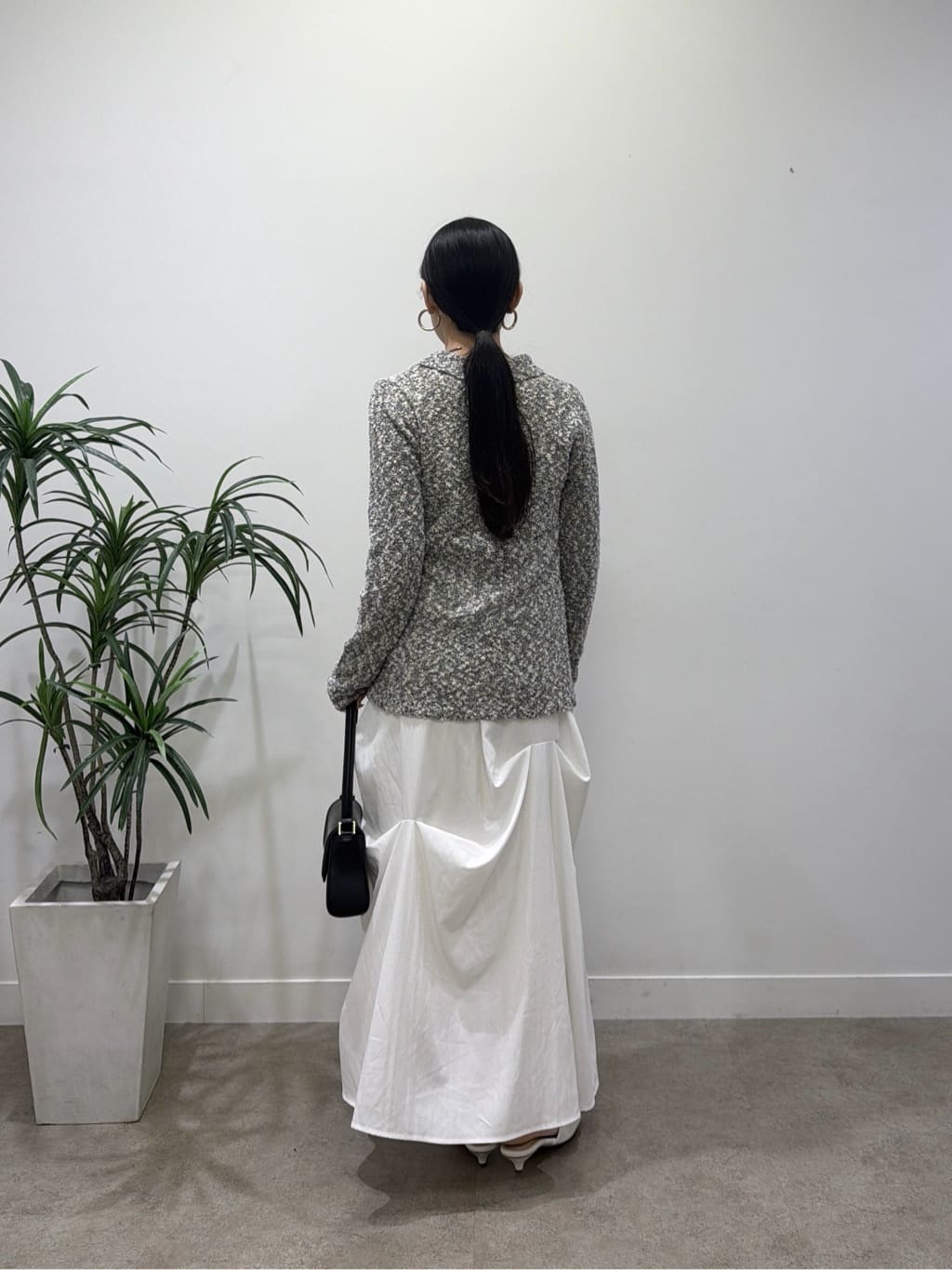 rinaさんの「INDIVI｜ブークレポロニット」を使ったコーディネート