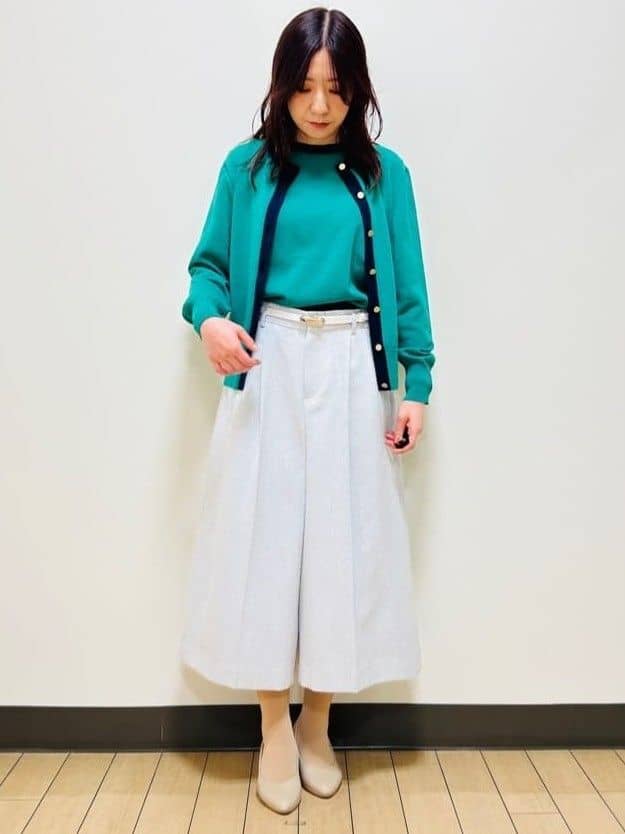 miiiさんの「Reflect｜【アンサンブル可】バイカラーニット」を使ったコーディネート