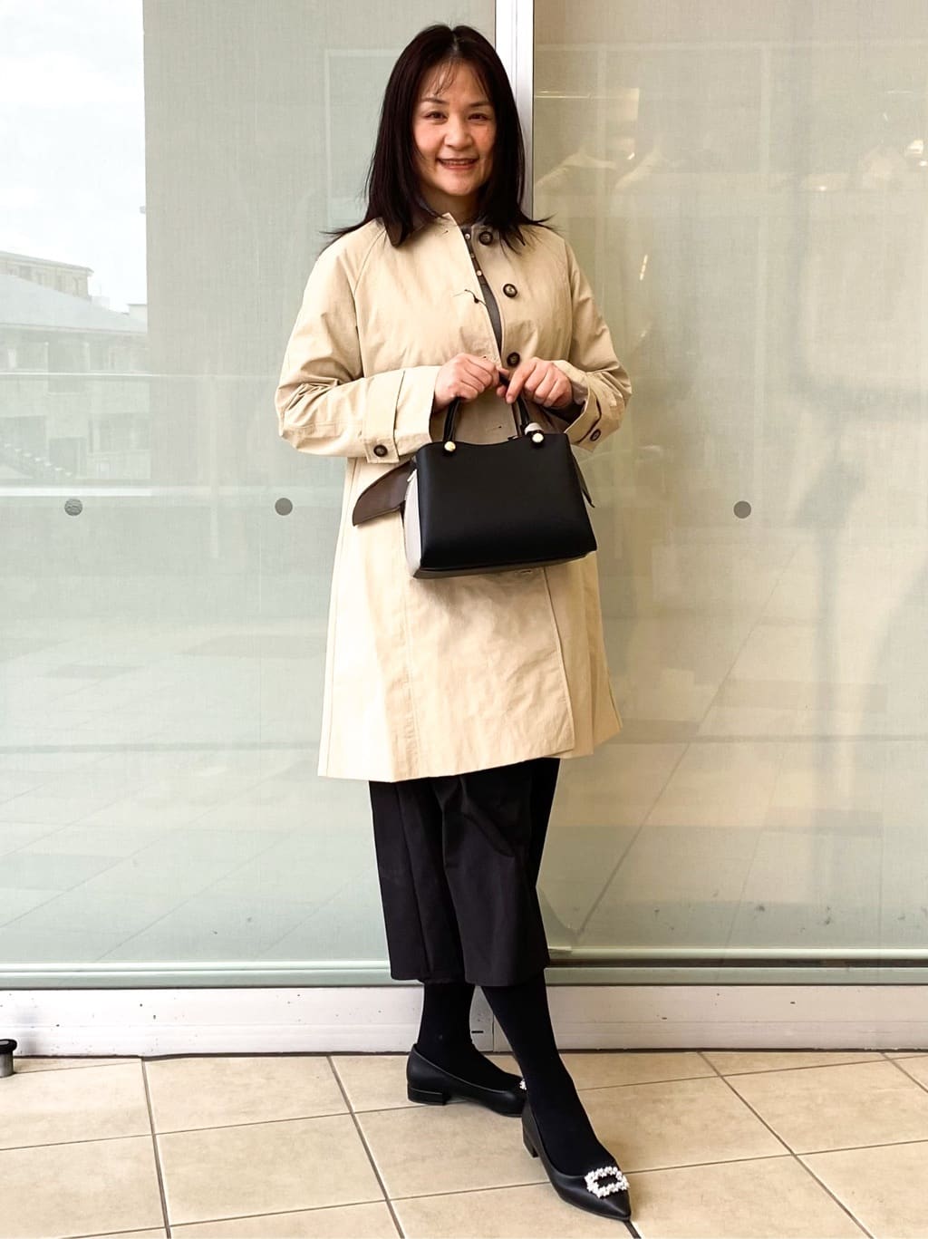 Jeanさんの「OPAQUE.CLIP｜撥水ステンカラーコート【洗える】」を使ったコーディネート