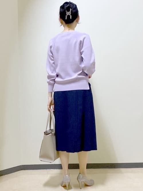  beni_gingerさんの「Reflect｜【ゆったり着られる◎】ラグランスリーブニット」を使ったコーディネート