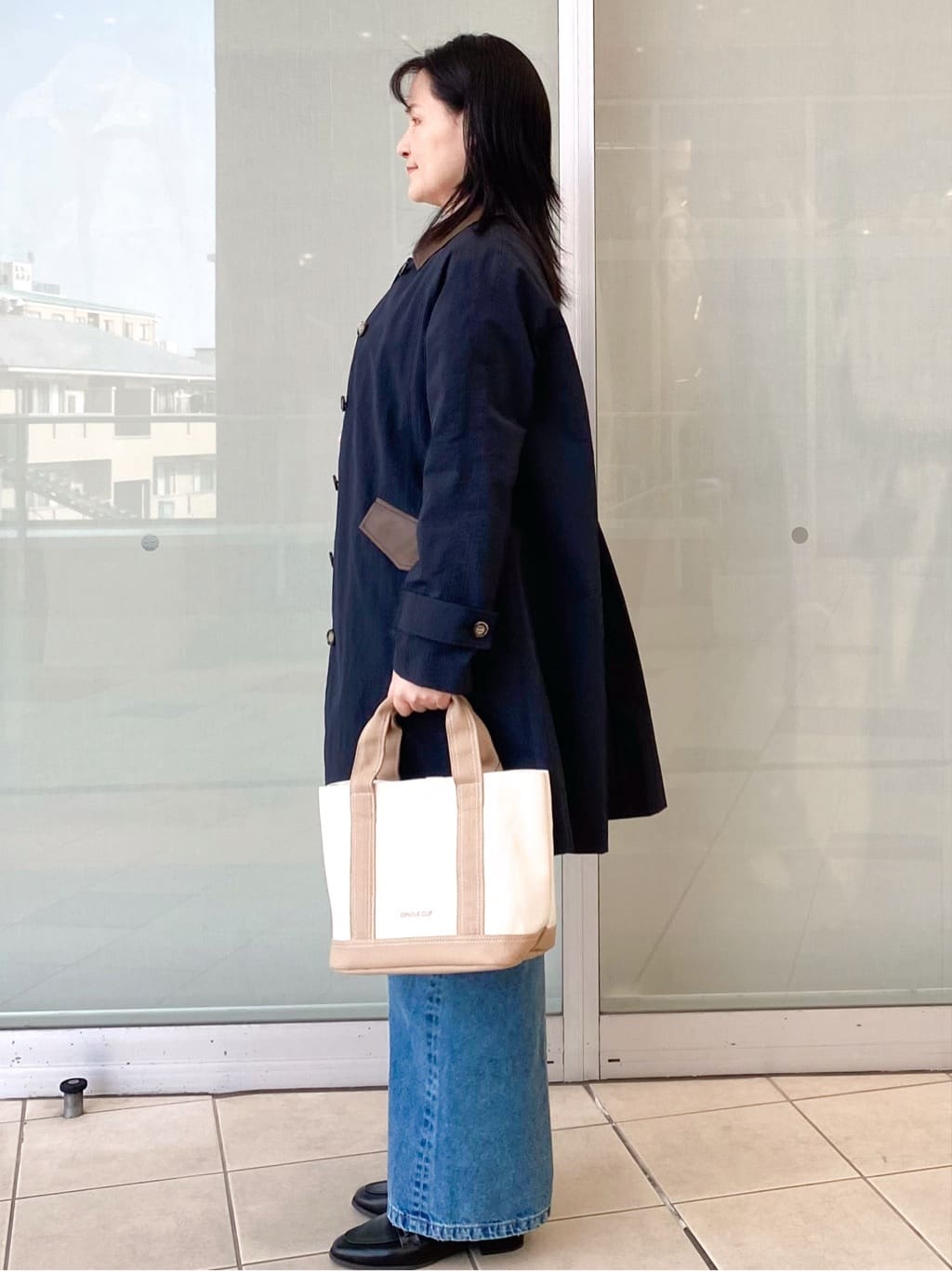 Jeanさんの「OPAQUE.CLIP｜撥水ステンカラーコート【洗える】」を使ったコーディネート