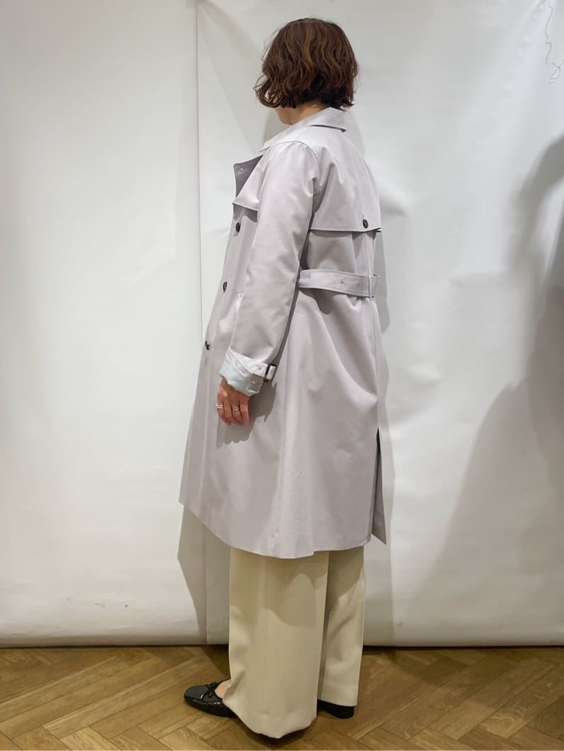 なかさんの「index｜フリルキーネックシャツ【洗濯機OK／イージーアイロン／防シワ】《XS～LL／7col》」を使ったコーディネート