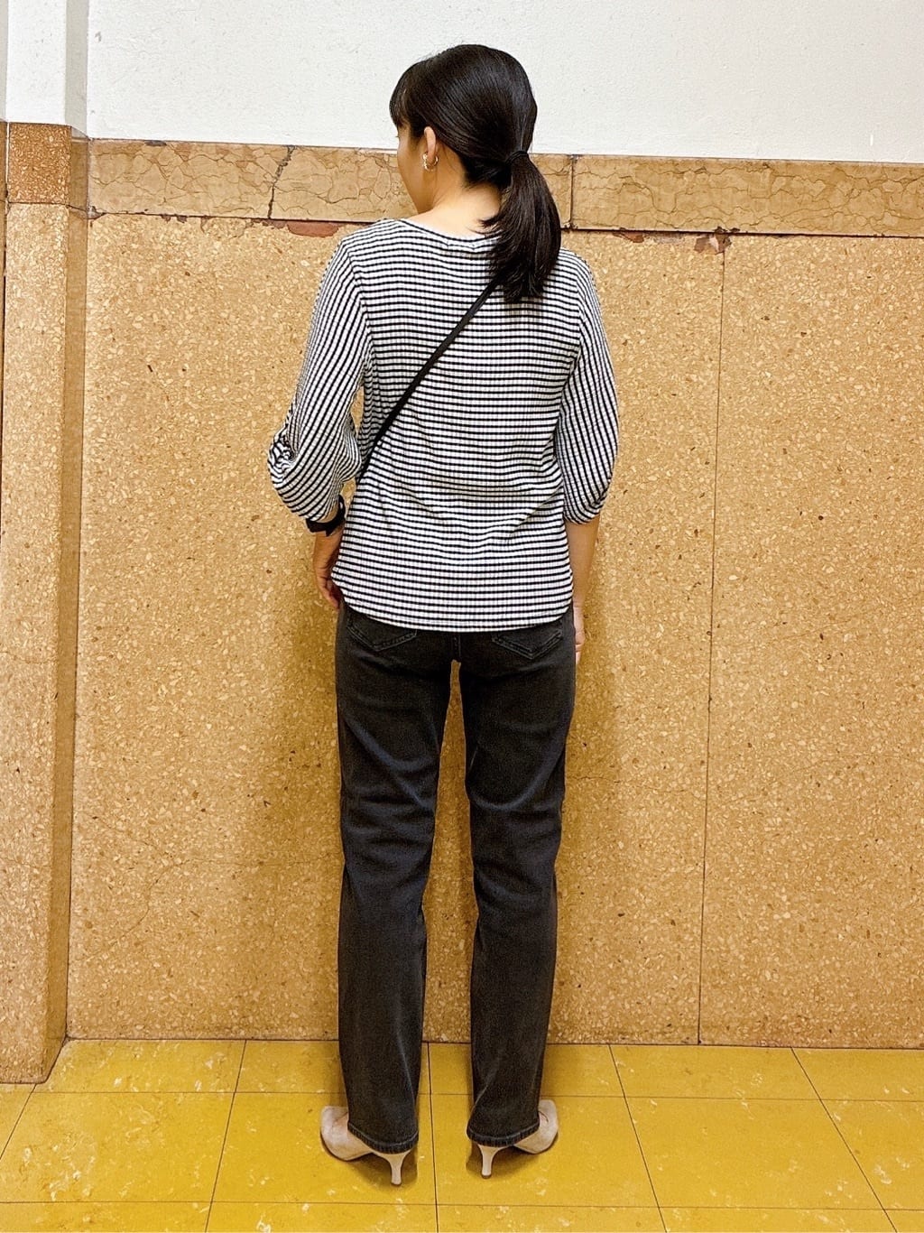 hattoriさんの「INDIVI｜【UVケア／吸汗速乾】凹凸素材ねじり袖トップス」を使ったコーディネート