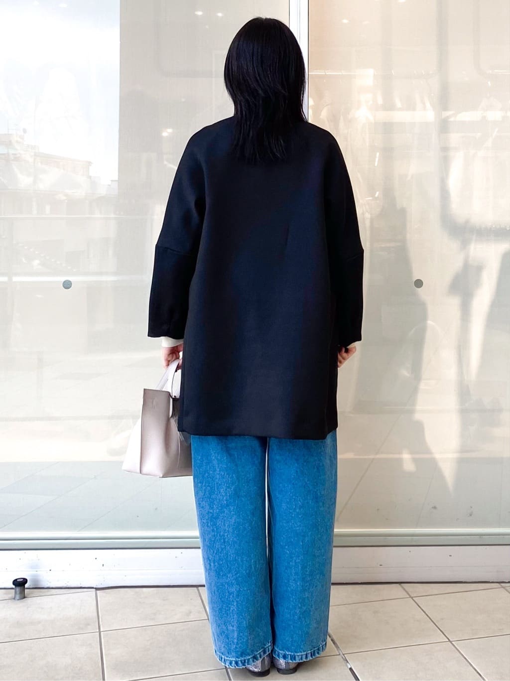 Jeanさんの「OPAQUE.CLIP｜フォルムスリーブミドルコート【洗濯機OK】」を使ったコーディネート