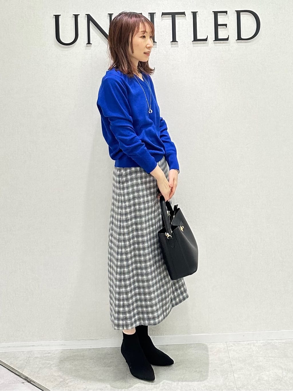 Miwaさんの「UNTITLED｜【着回しが効く／オンオフアウター】ウールショートコート」を使ったコーディネート