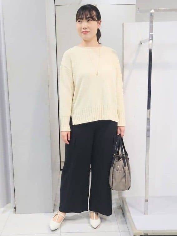 AZUSAさんの「Reflect｜【レイヤードにおすすめ◎】ロング丈リラクシーニット」を使ったコーディネート