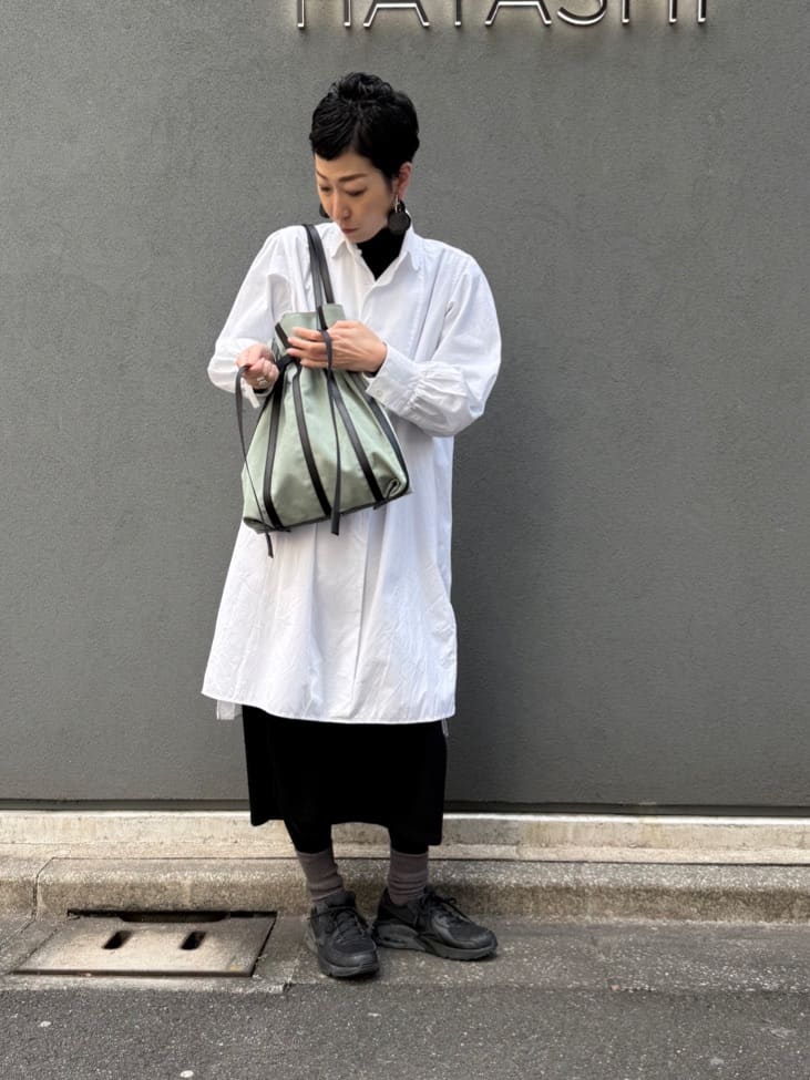 Kさんの「HIROKO HAYASHI｜PANIER CAMOSCIO（パニエ カモッショ）トートバッグ」を使ったコーディネート