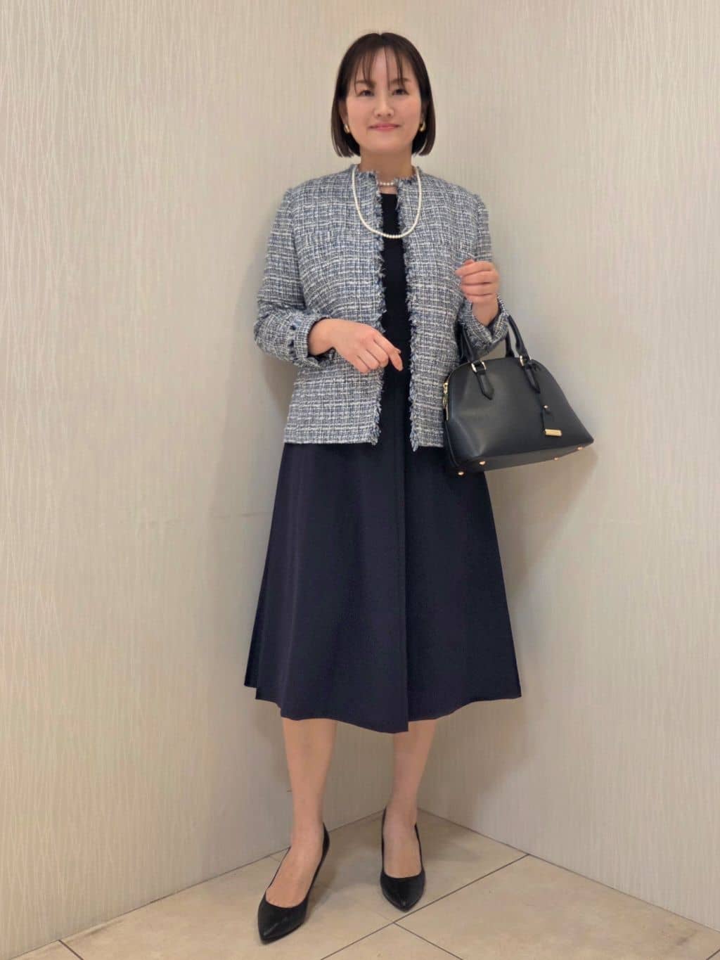 naokoさんの「UNTITLED｜【洗える/仕事着スーツ】ノーカラージャケット」を使ったコーディネート