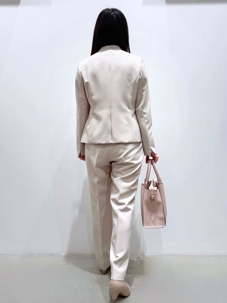 ＷＡさんの「grove｜【マシンウォッシュ／防シワ/SS-3L】ストレッチノーカラージャケット」を使ったコーディネート