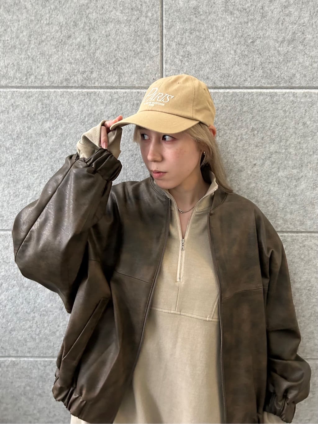 honoka Aさんの「CODE A｜【Re】grain zip over blouson」を使ったコーディネート