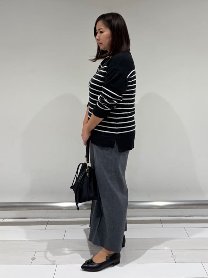 SAEさんの「Reflect｜【腰周りすっきり◎】ワイドクロップドパンツ」を使ったコーディネート