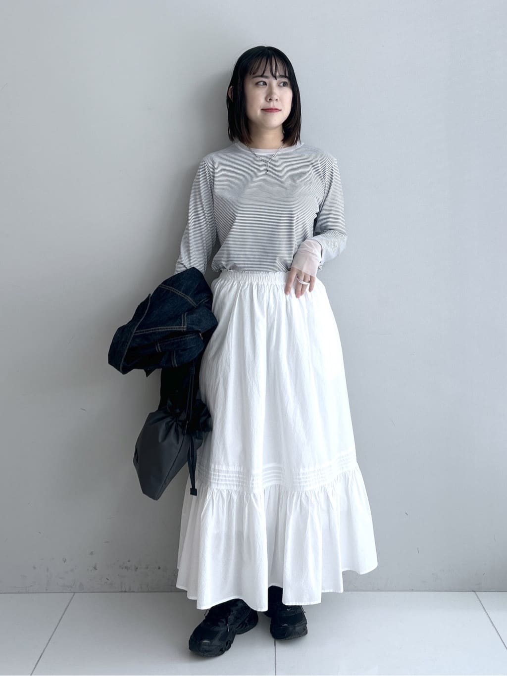 Hirokaさんの「Dessin｜【ユニセックス】セルヴィッジデニムジャケット」を使ったコーディネート