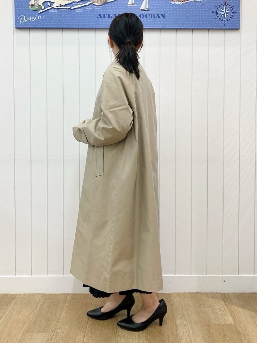 yoshiさんの「Dessin｜シャンブレースプリングコート」を使ったコーディネート