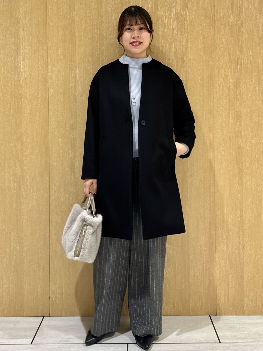 nanaさんの「UNTITLED｜【洗える】スポンディッシュ ボトルネックニット」を使ったコーディネート