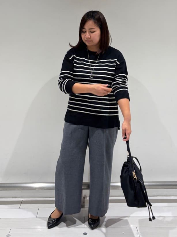 SAEさんの「Reflect｜【腰周りすっきり◎】ワイドクロップドパンツ」を使ったコーディネート
