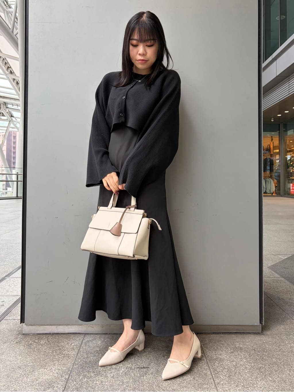 あずみさんの「ESPERANZA｜ダブルフラップ2WAYハンドバッグ」を使ったコーディネート