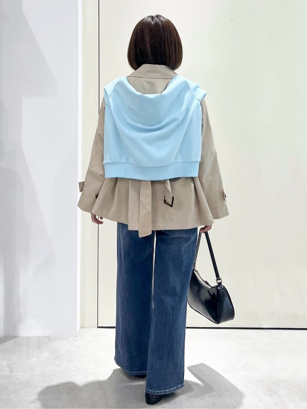 Unaさんの「OPAQUE.CLIP｜ロゴ刺繍裏毛トップス【洗濯機OK】」を使ったコーディネート
