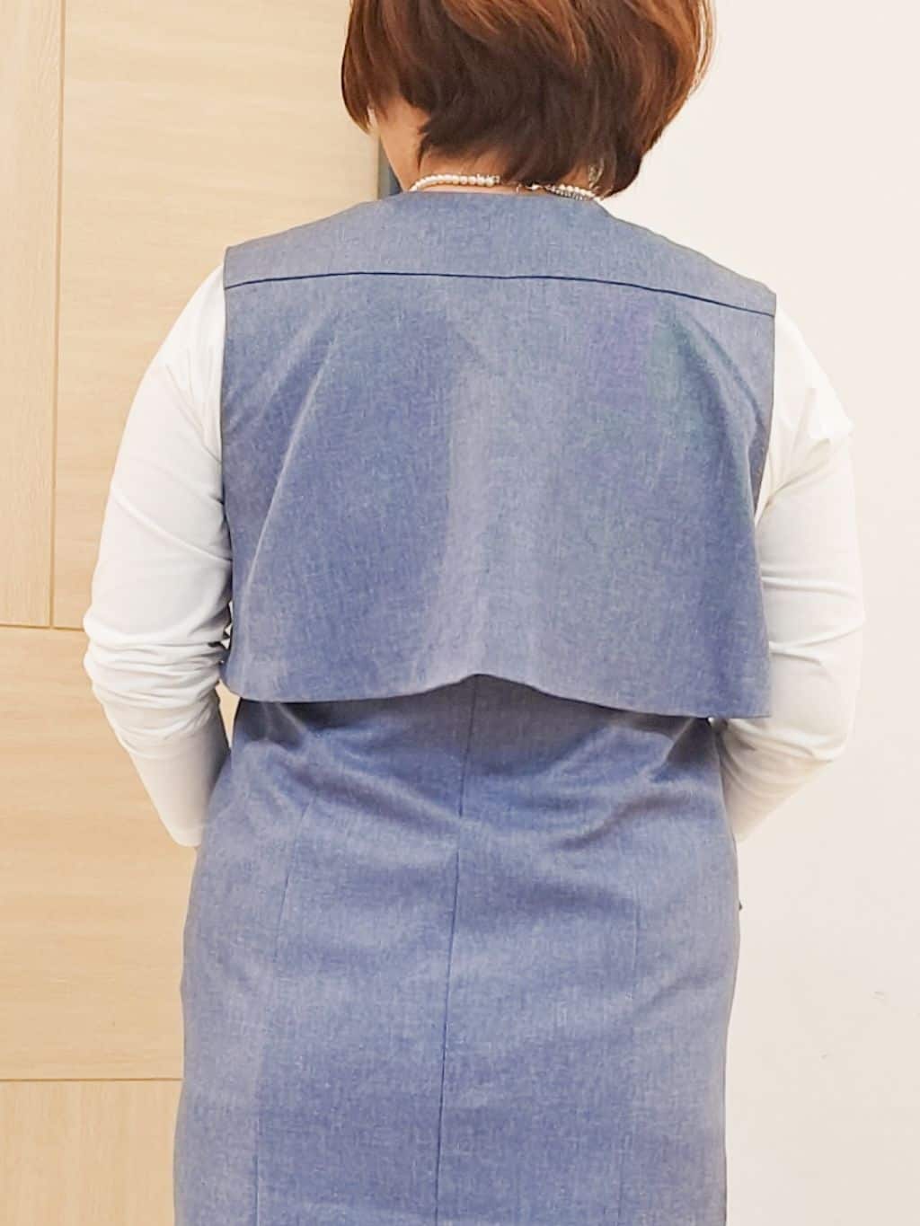 むぅポンさんの「grove｜着心地軽やか、動きやすいストレッチデニムジャケット」を使ったコーディネート