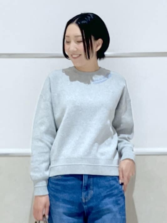 eriko さんの「Dessin｜【花粉ガード/撥水加工/洗える】クルーネックスプリングコート」を使ったコーディネート