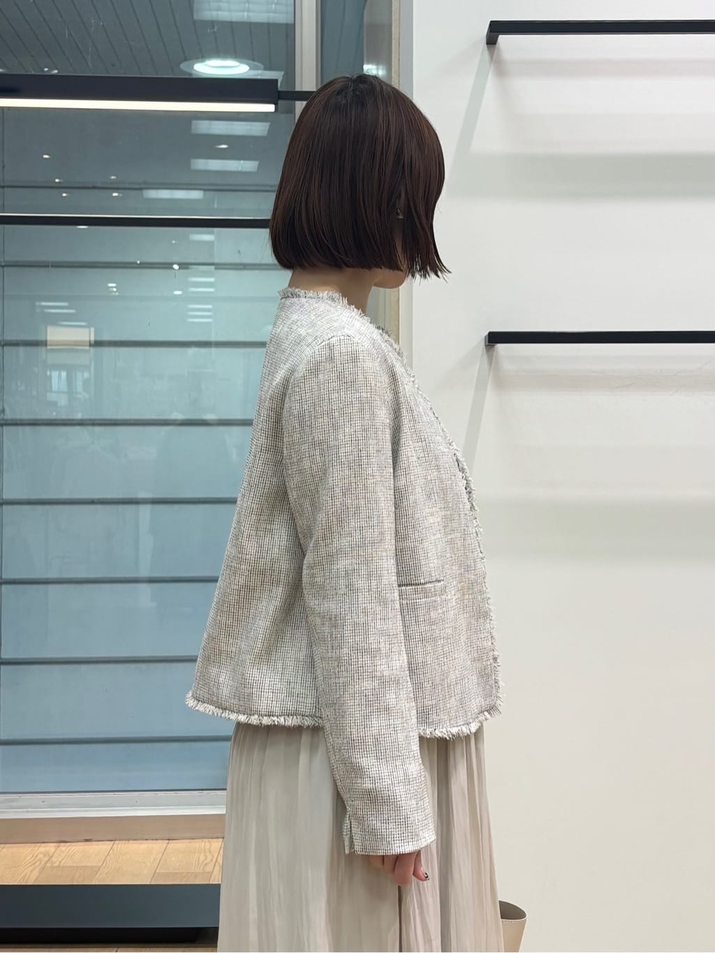 asamiさんの「INDIVI｜【洗える】ギャザーフレアワンピース」を使ったコーディネート