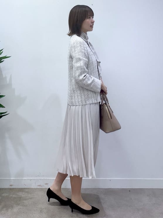 yukaさんの「UNTITLED｜【仕事着/スーツ】ファンシーツイード ジャケット」を使ったコーディネート