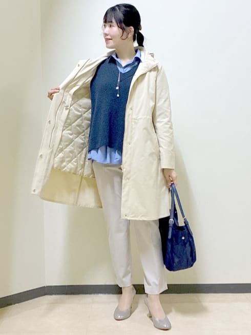  beni_gingerさんの「Reflect｜【中綿ライナー付き】ライナー付きフーデッドロングコート」を使ったコーディネート
