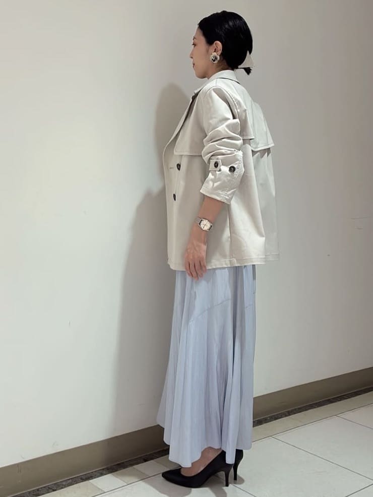 環さんの「UNTITLED｜◆【洗える/後ろウエストゴム】ロングスカート」を使ったコーディネート