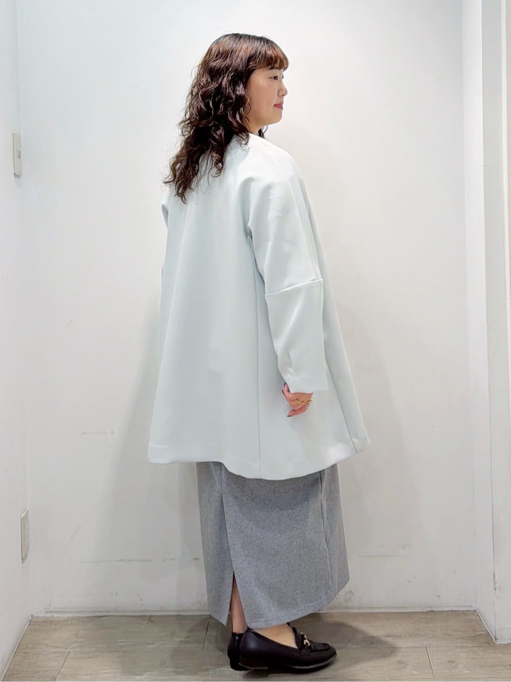 sumicaさんの「OPAQUE.CLIP｜フォルムスリーブミドルコート【洗濯機OK】」を使ったコーディネート
