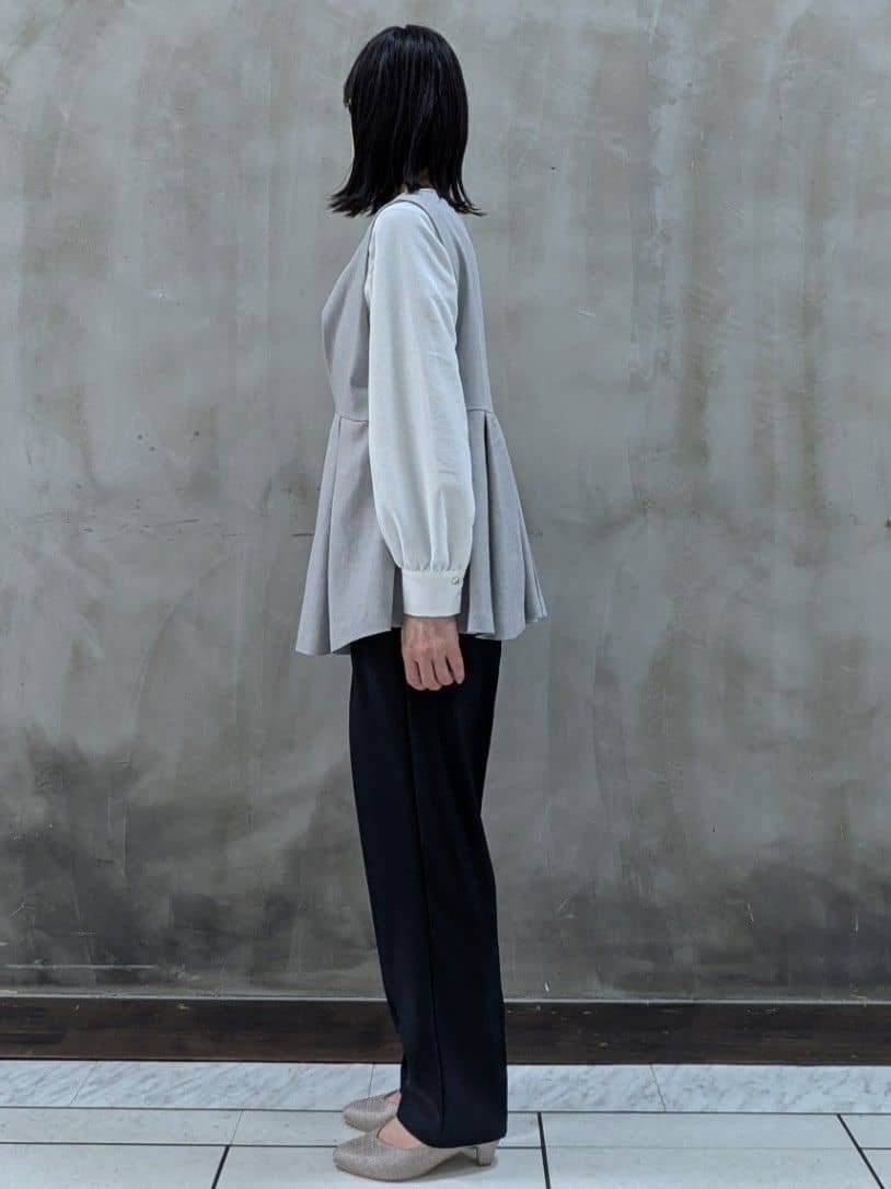 shioさんの「grove｜【マシンウォッシュ/防シワ/S-3L】着回しできるカセット服テーパードパンツ」を使ったコーディネート