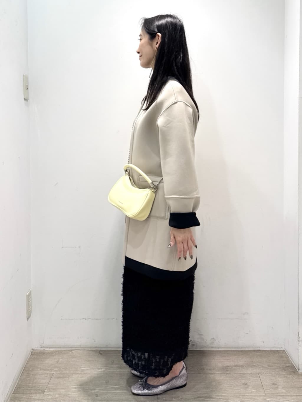 yuicciさんの「OPAQUE.CLIP｜リバーシブル配色ノーカラーコート【洗濯機OK】」を使ったコーディネート