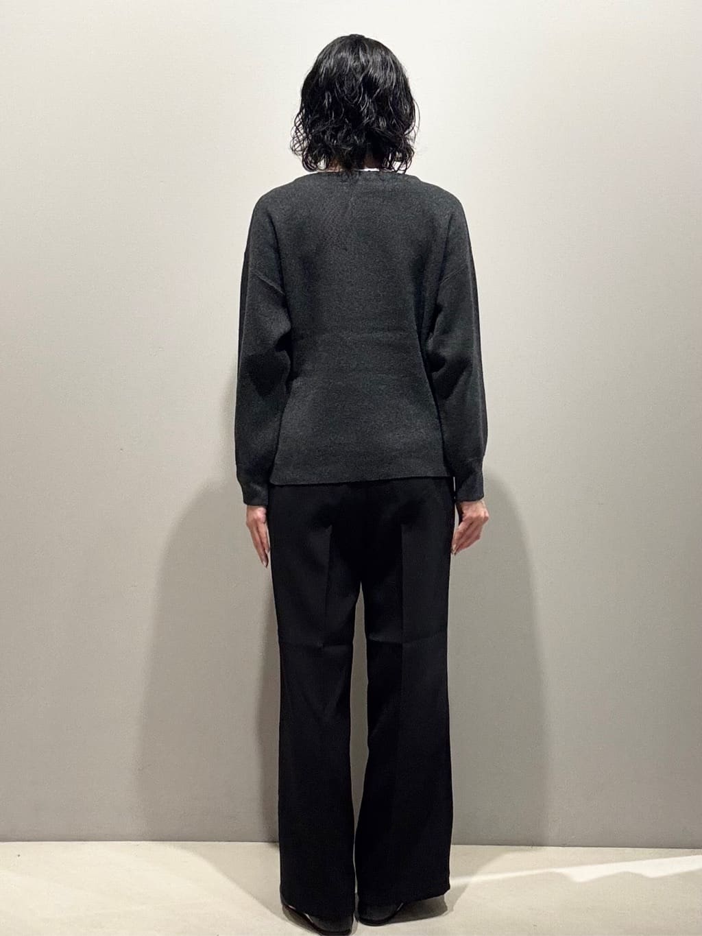 naoさんの「OPAQUE.CLIP｜サイド編地切替ニットトップス／セットアップ対応【洗濯機OK】」を使ったコーディネート