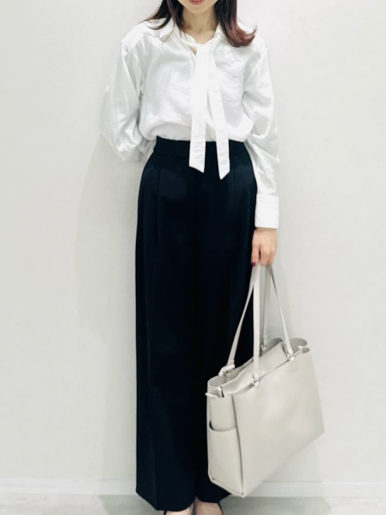 Miwaさんの「UNTITLED｜◆【洗える/ストレッチ性】ダブルブレストジャケット」を使ったコーディネート