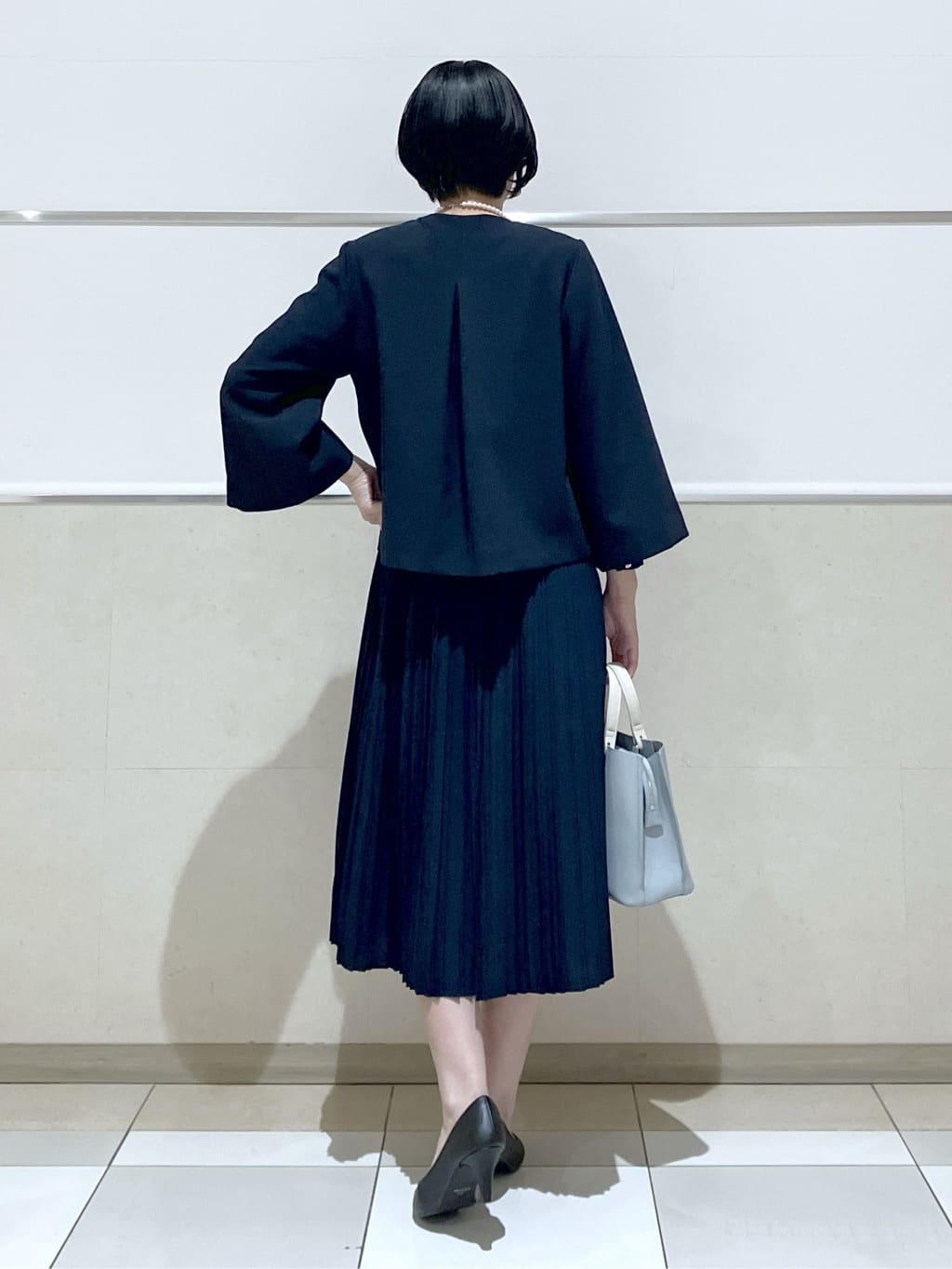eriko さんの「Dessin｜ジョーゼットワンピース」を使ったコーディネート