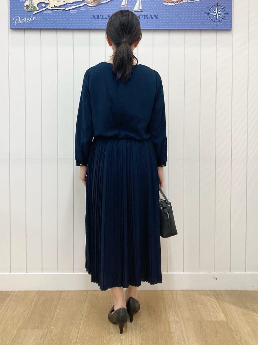 yoshiさんの「Dessin｜ジョーゼットワンピース」を使ったコーディネート