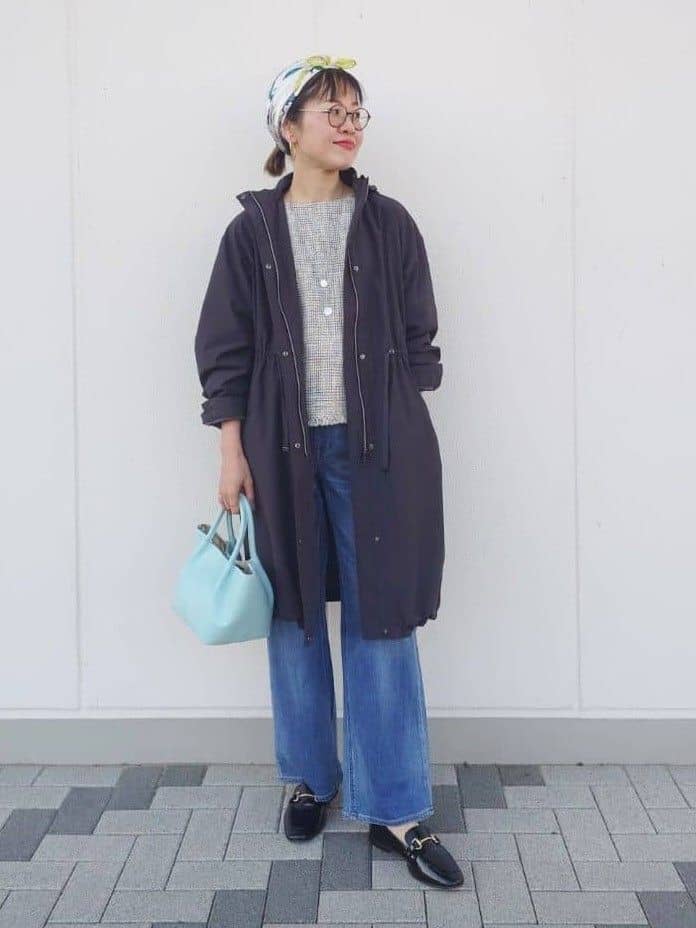MUTSUKOさんの「UNTITLED｜◆【2WAY/洗える/はっ水】グログランモッズコート」を使ったコーディネート