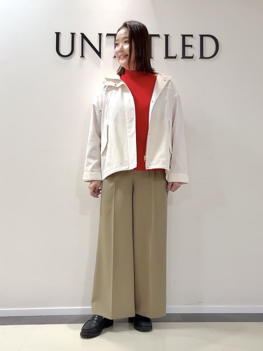 YUIさんの「UNTITLED｜【洗える/はっ水】リラクシーマウンテンパーカー」を使ったコーディネート