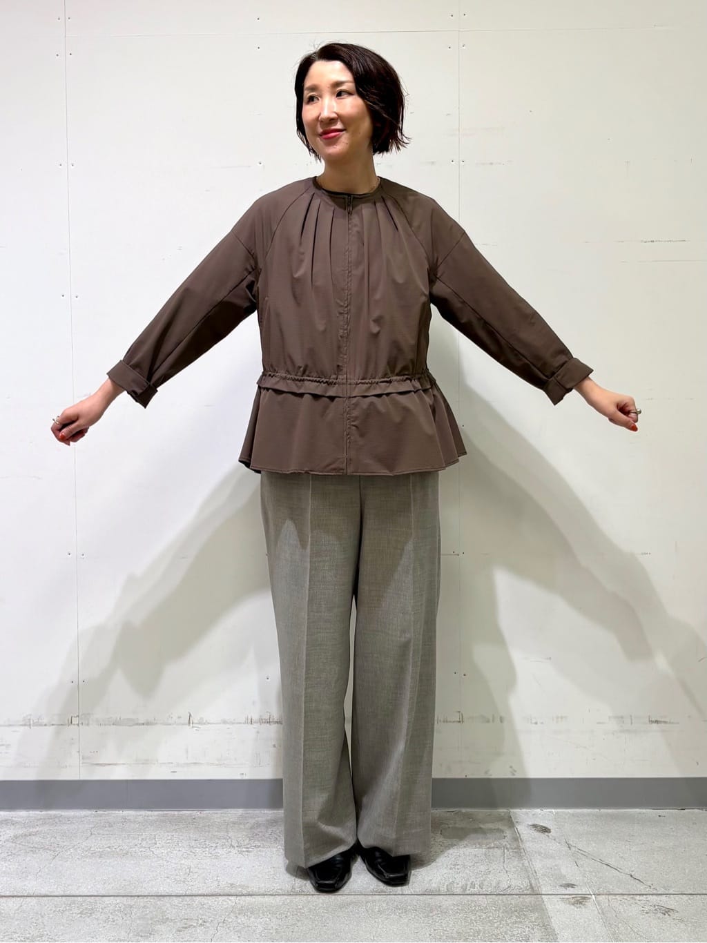 yuriさんの「INDIVI｜ヘアリージャカードトップス」を使ったコーディネート