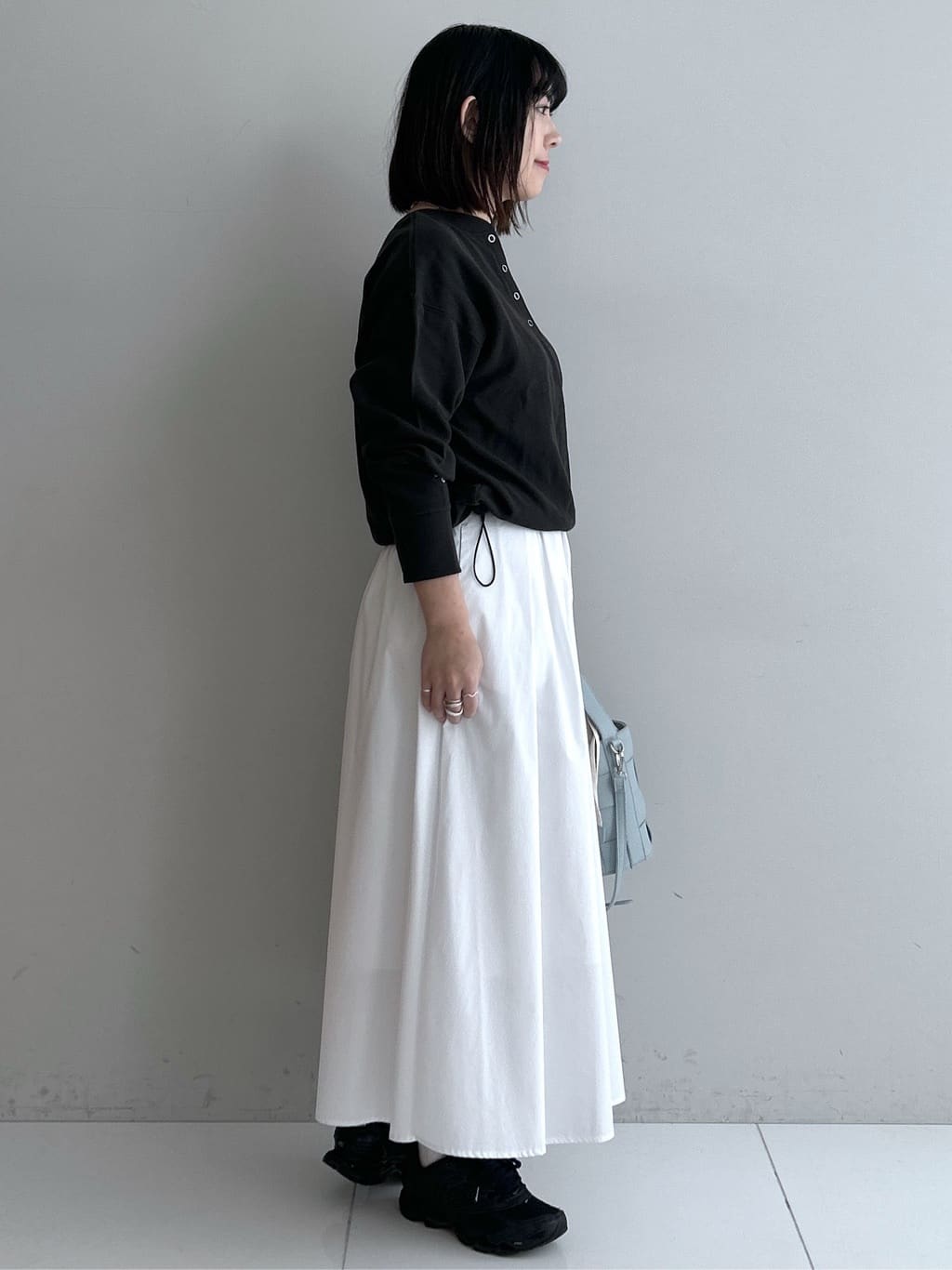 Hirokaさんの「Dessin｜【前後2WAY/洗える】ドロストリブカットソー」を使ったコーディネート